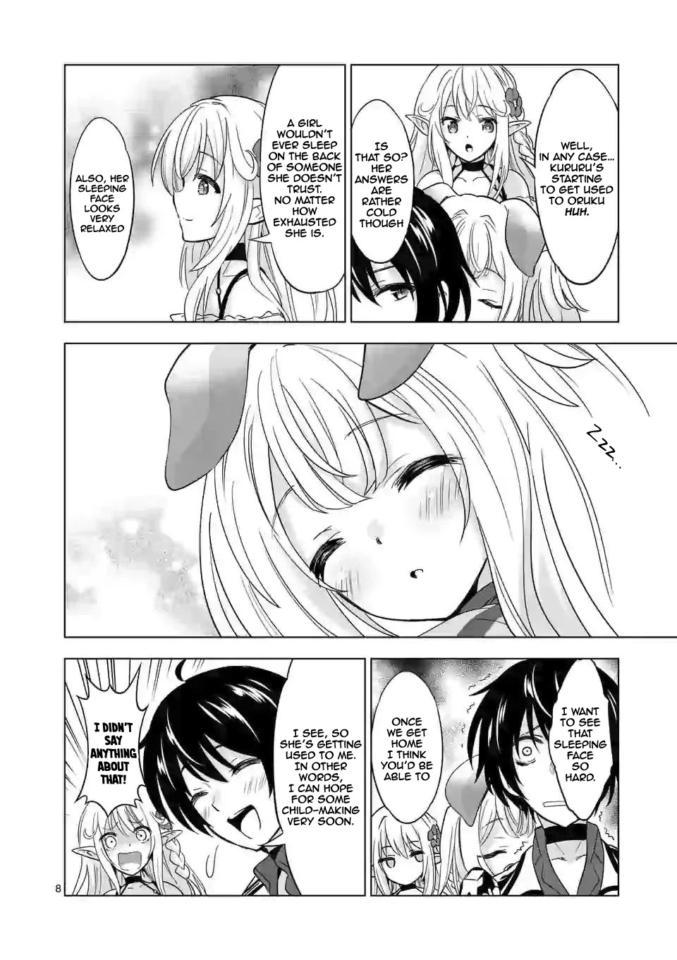 Shijou Saikyou Orc-san no Tanoshii Tanetsuke Harem Zukuri Chapter 35 page 9 - Chapter 35: Orc-san And Hearts Distance