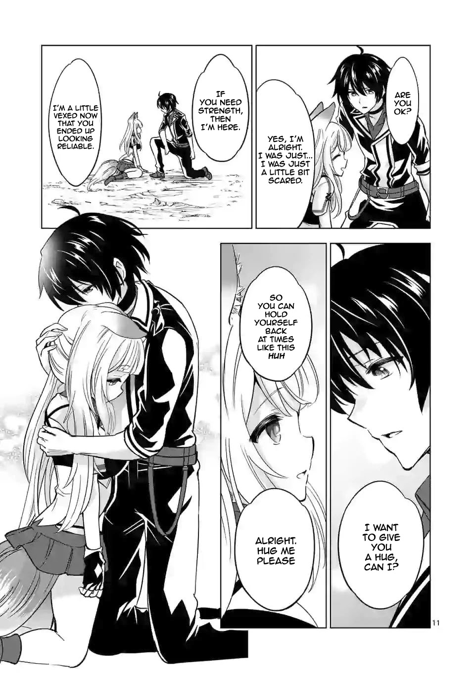 Shijou Saikyou Orc-san no Tanoshii Tanetsuke Harem Zukuri Chapter 36.1 page 12 - Chapter 36.1: Orc-san's Angel and Demon