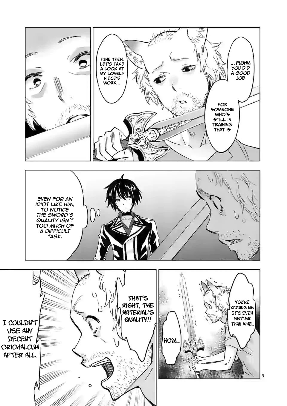 Shijou Saikyou Orc-san no Tanoshii Tanetsuke Harem Zukuri Chapter 36.1 page 4 - Chapter 36.1: Orc-san's Angel and Demon