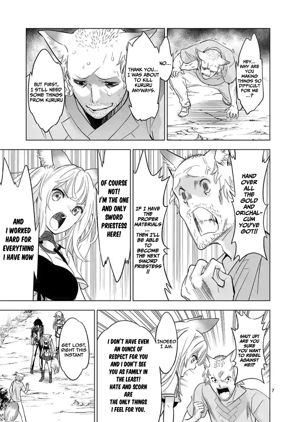 Shijou Saikyou Orc-san no Tanoshii Tanetsuke Harem Zukuri Chapter 36.1 page 8 - Chapter 36.1: Orc-san's Angel and Demon