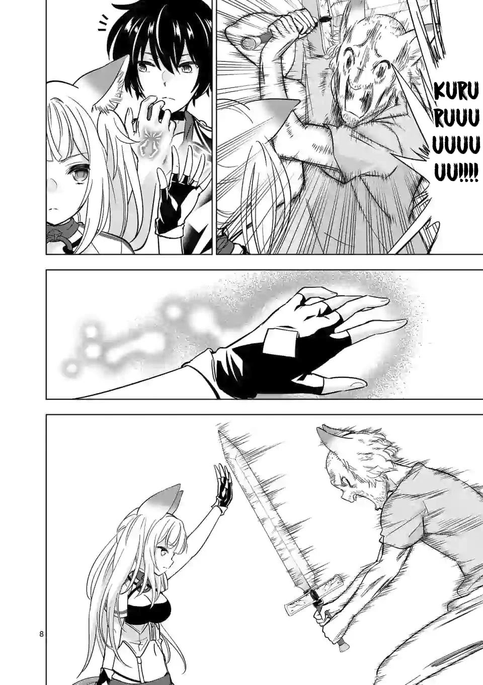 Shijou Saikyou Orc-san no Tanoshii Tanetsuke Harem Zukuri Chapter 36.1 page 9 - Chapter 36.1: Orc-san's Angel and Demon