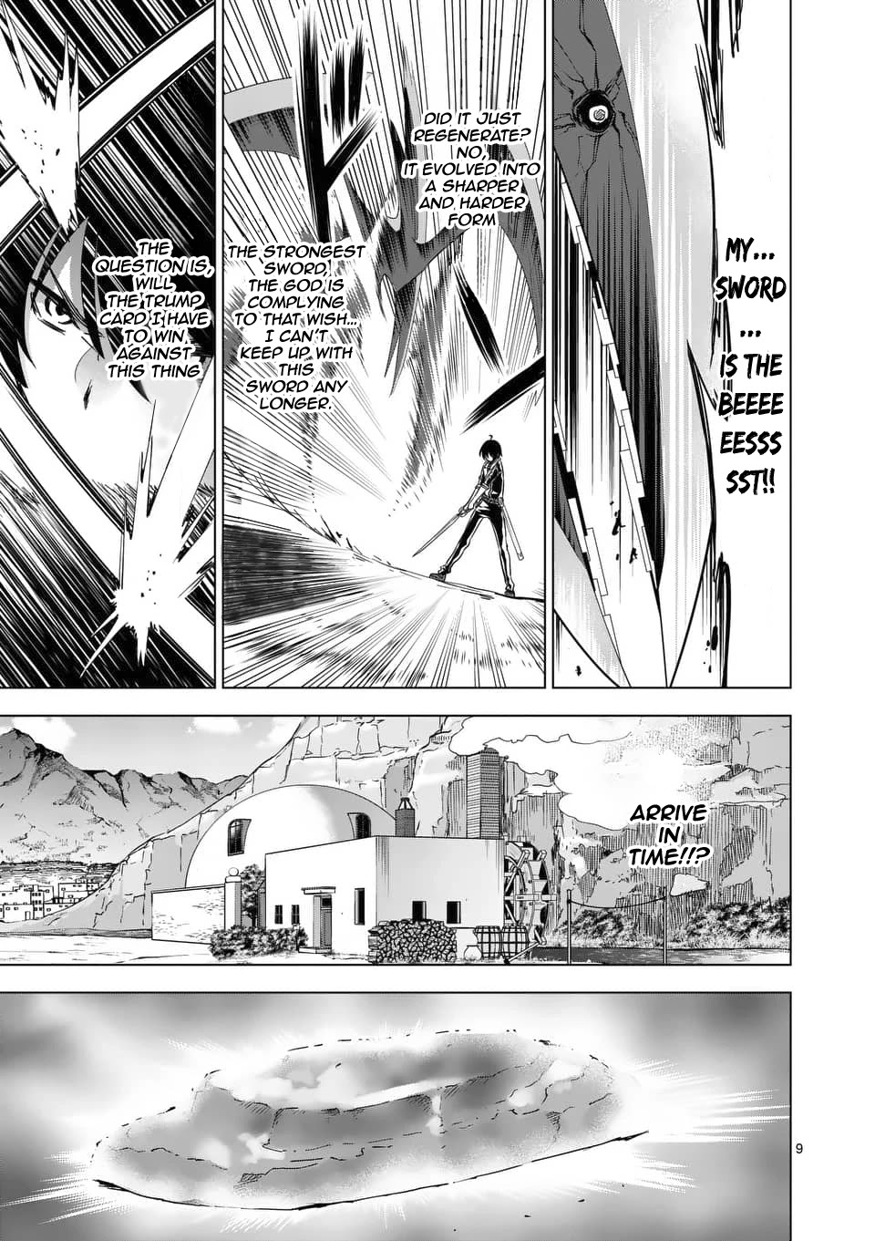 Shijou Saikyou Orc-san no Tanoshii Tanetsuke Harem Zukuri Chapter 38.1 page 10 - Chapter 38.1: Orc-san And The Humanoid Sword