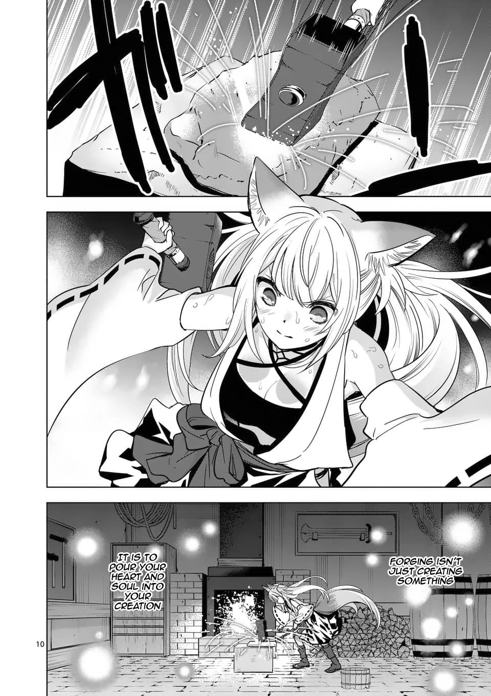 Shijou Saikyou Orc-san no Tanoshii Tanetsuke Harem Zukuri Chapter 38.1 page 11 - Chapter 38.1: Orc-san And The Humanoid Sword