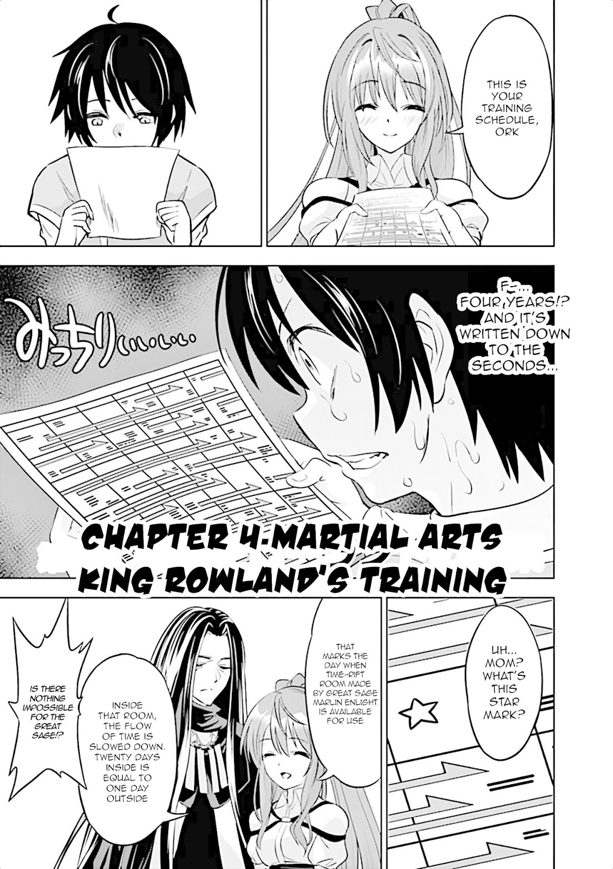 Shijou Saikyou Orc-san no Tanoshii Tanetsuke Harem Zukuri Chapter 4 page 2 - Chapter 4: Martial arts king Rowland's training