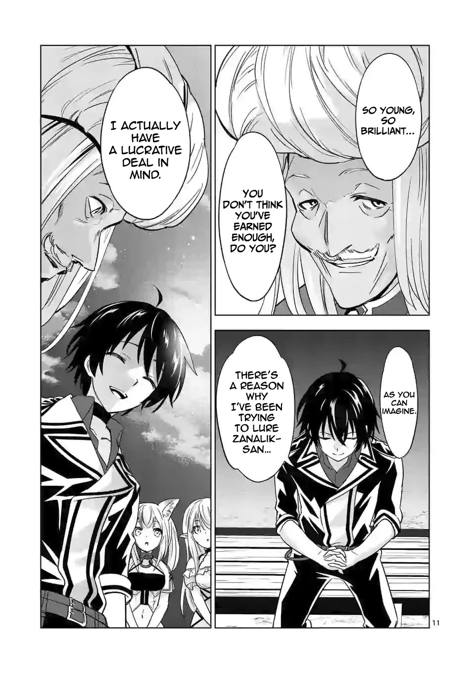 Shijou Saikyou Orc-san no Tanoshii Tanetsuke Harem Zukuri Chapter 41.1 page 12 - Chapter 41.1: Ork-san and the business