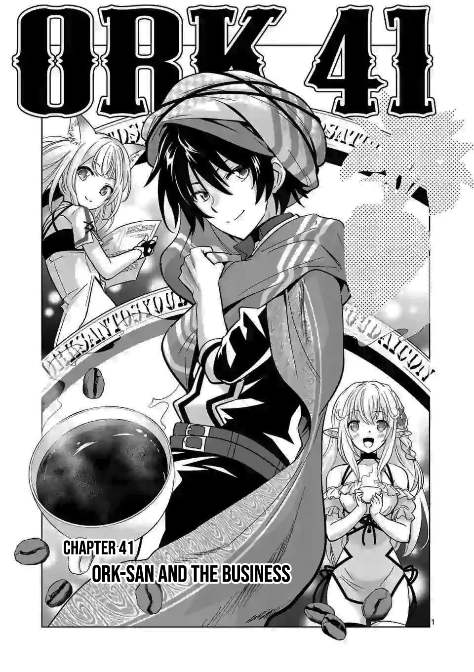 Shijou Saikyou Orc-san no Tanoshii Tanetsuke Harem Zukuri Chapter 41.1 page 2 - Chapter 41.1: Ork-san and the business