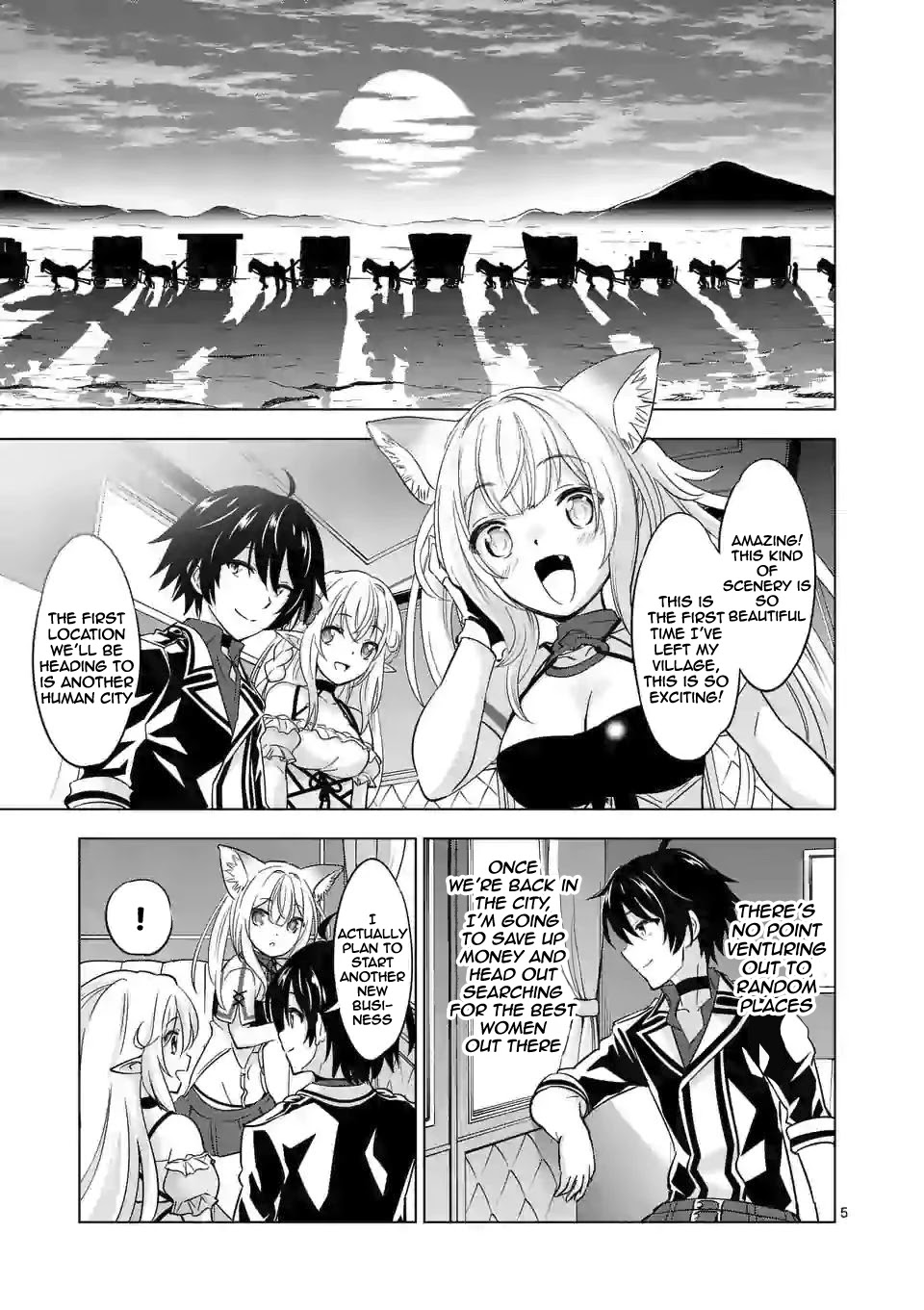 Shijou Saikyou Orc-san no Tanoshii Tanetsuke Harem Zukuri Chapter 41.1 page 6 - Chapter 41.1: Ork-san and the business