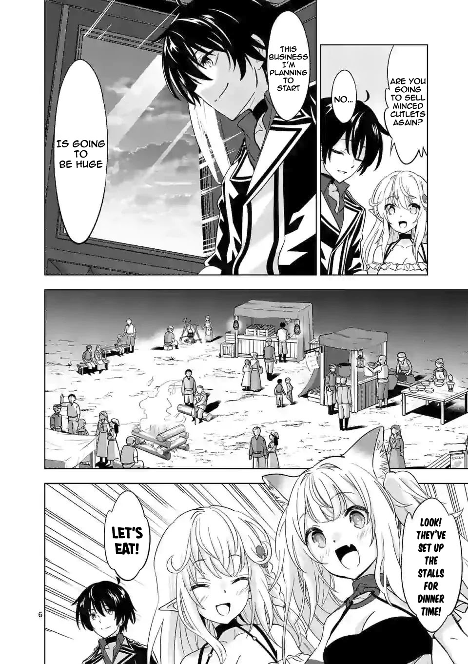 Shijou Saikyou Orc-san no Tanoshii Tanetsuke Harem Zukuri Chapter 41.1 page 7 - Chapter 41.1: Ork-san and the business