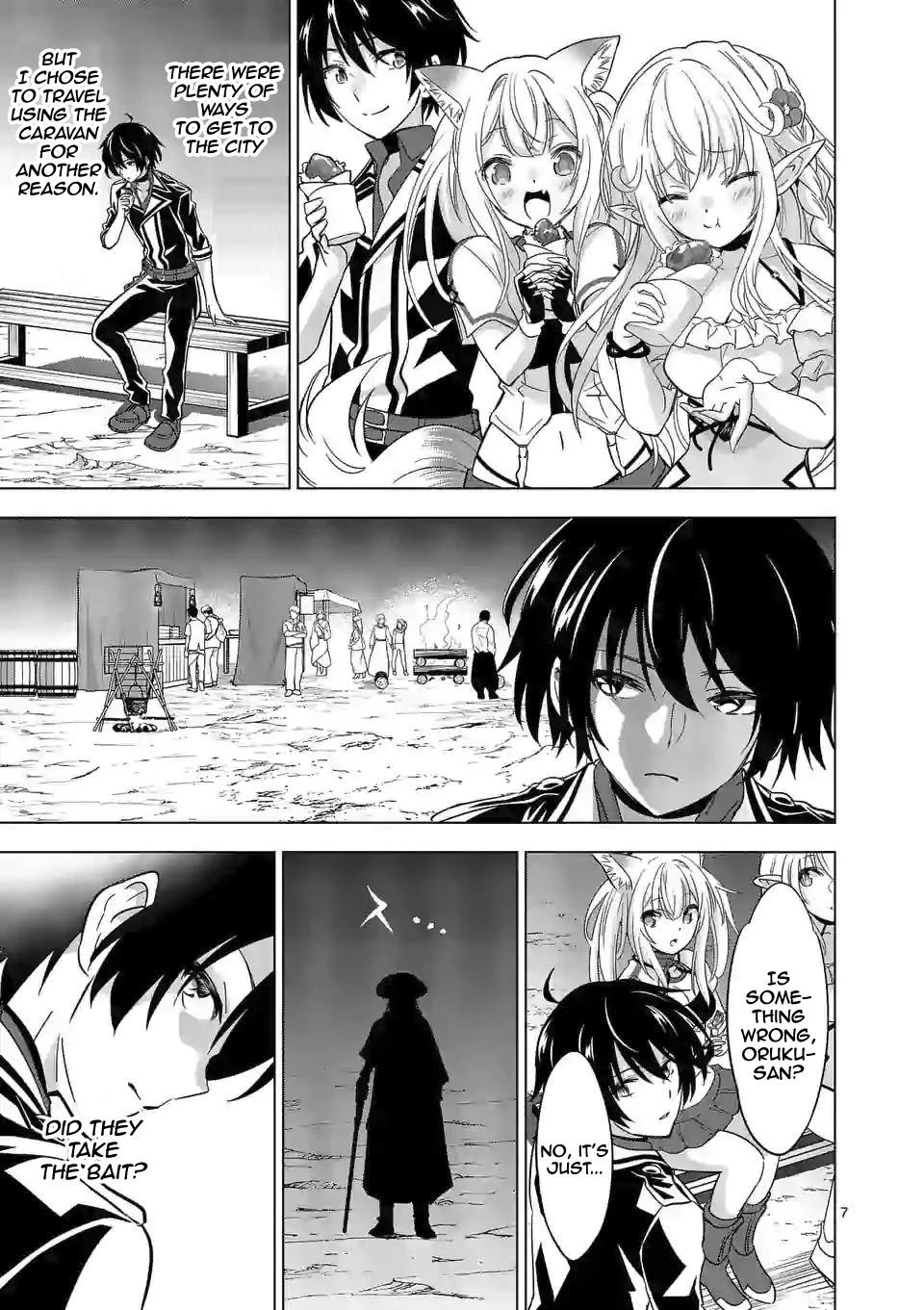 Shijou Saikyou Orc-san no Tanoshii Tanetsuke Harem Zukuri Chapter 41.1 page 8 - Chapter 41.1: Ork-san and the business