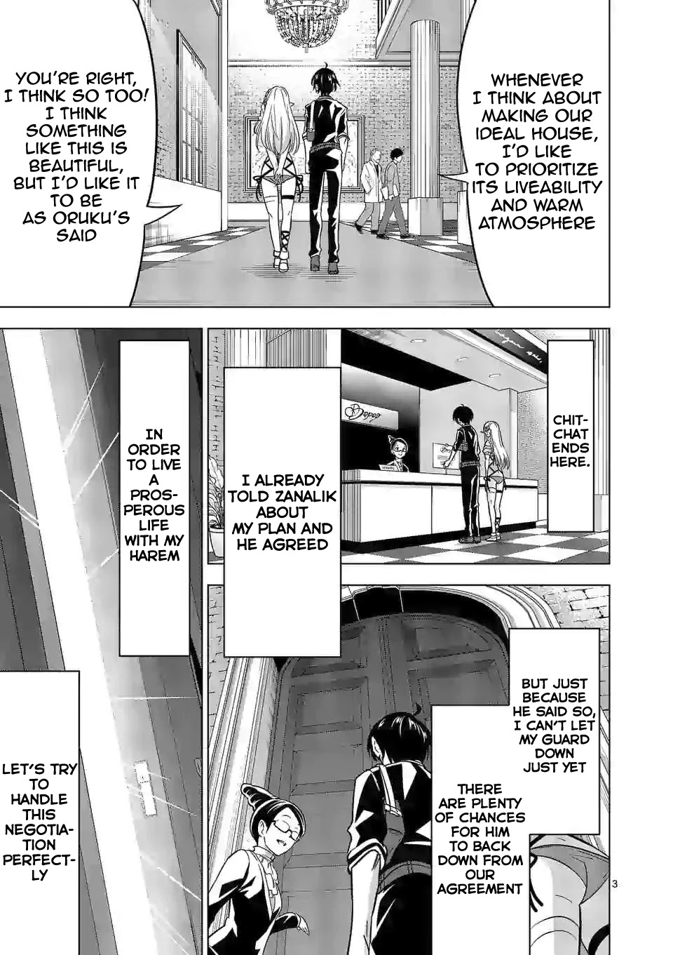 Shijou Saikyou Orc-san no Tanoshii Tanetsuke Harem Zukuri Chapter 42 page 4 - Chapter 42: It isn't true that the blue mountains are a royal gift
