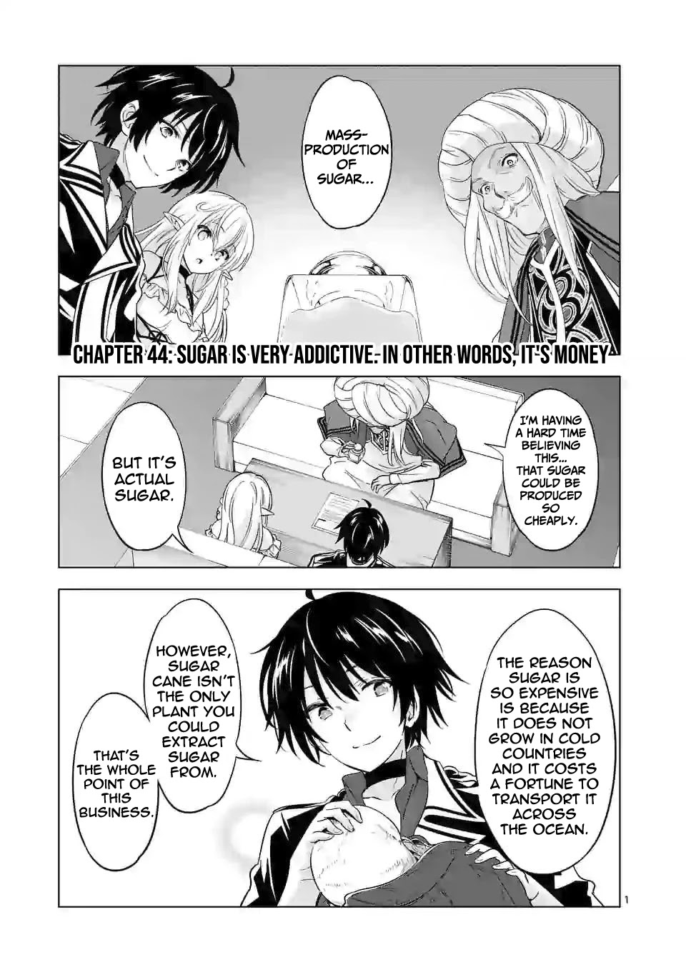 Shijou Saikyou Orc-san no Tanoshii Tanetsuke Harem Zukuri Chapter 44 page 2 - Chapter 44: Sugar is very addictive. In other words, It's money
