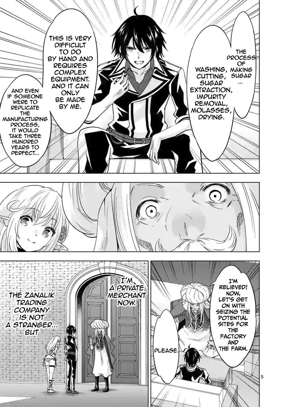 Shijou Saikyou Orc-san no Tanoshii Tanetsuke Harem Zukuri Chapter 44 page 6 - Chapter 44: Sugar is very addictive. In other words, It's money