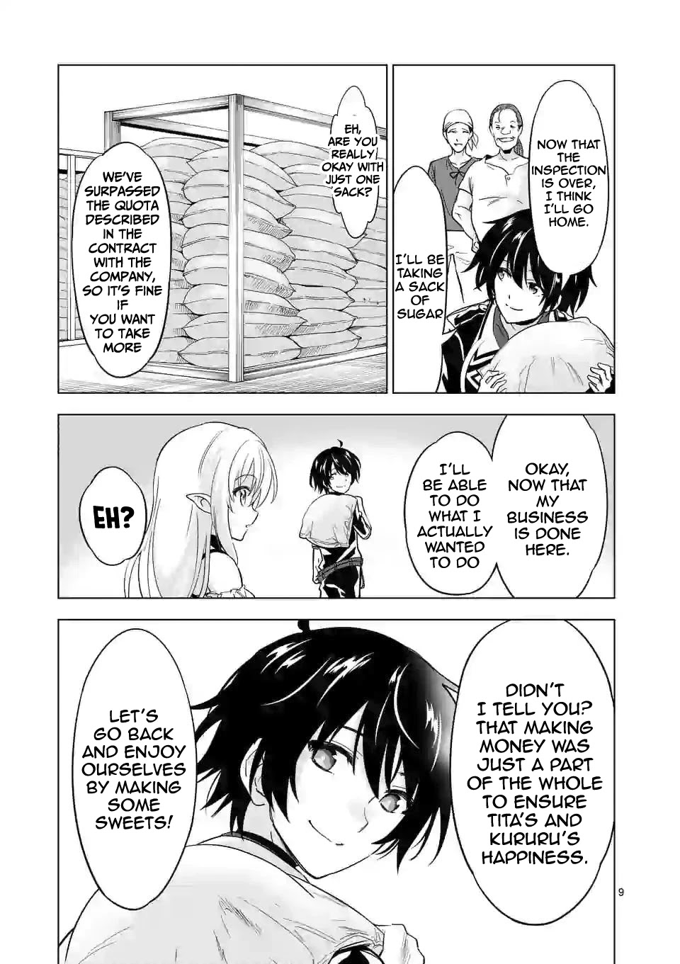 Shijou Saikyou Orc-san no Tanoshii Tanetsuke Harem Zukuri Chapter 44 page 9 - Chapter 44: Sugar is very addictive. In other words, It's money
