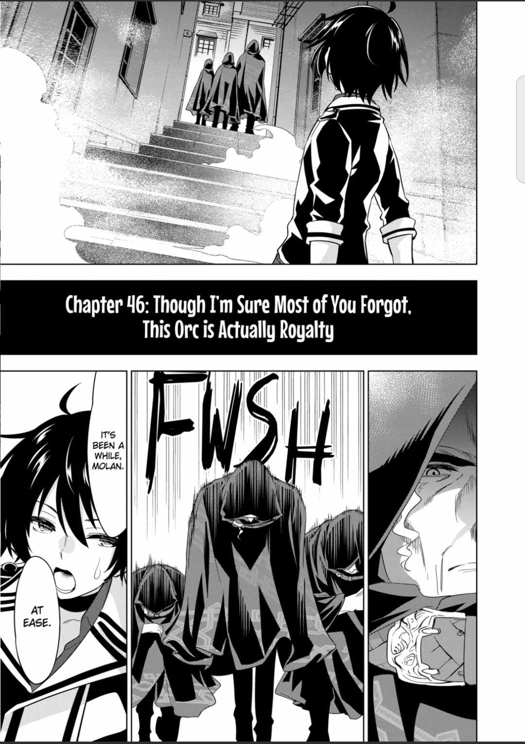 Shijou Saikyou Orc-san no Tanoshii Tanetsuke Harem Zukuri Chapter 46 page 1 - Chapter 46: Though I'm sure most of you forgot, this Orc is actually royalty