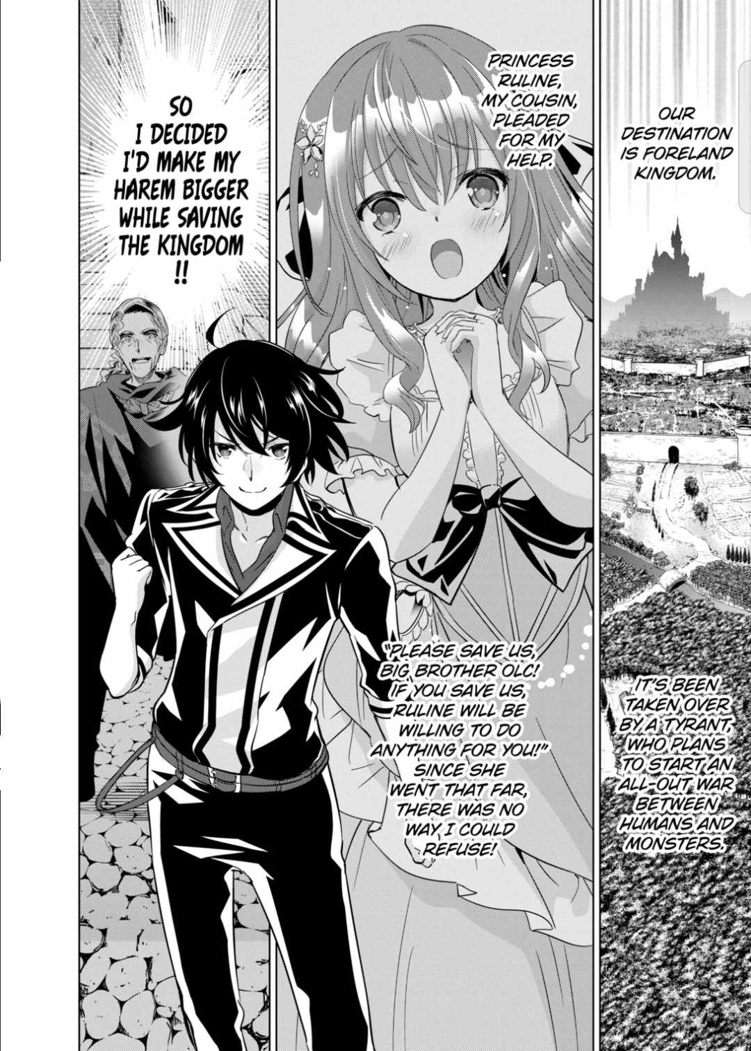 Shijou Saikyou Orc-san no Tanoshii Tanetsuke Harem Zukuri Chapter 47 page 1 - Chapter 47: Sister Princess