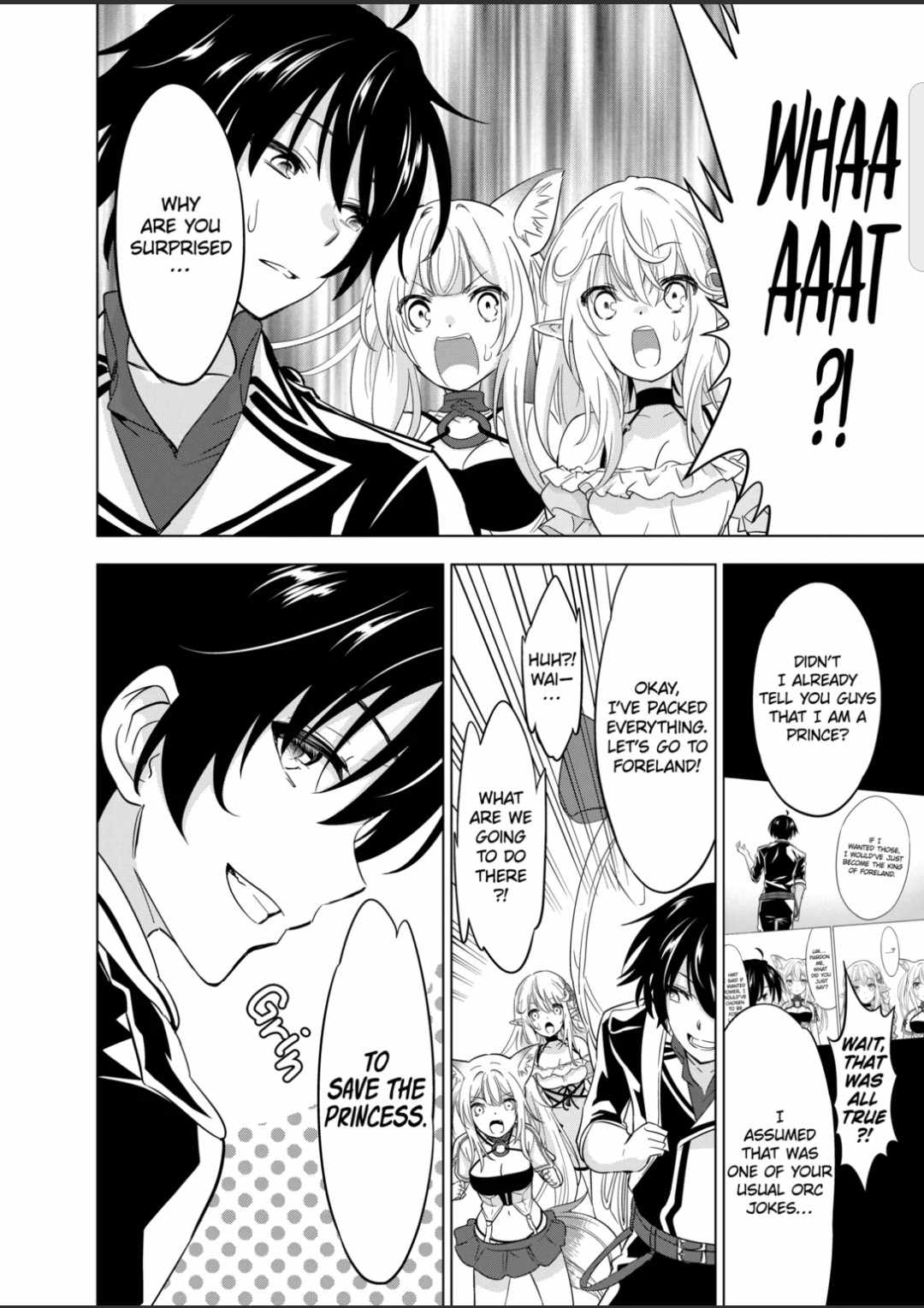 Shijou Saikyou Orc-san no Tanoshii Tanetsuke Harem Zukuri Chapter 47 page 5 - Chapter 47: Sister Princess