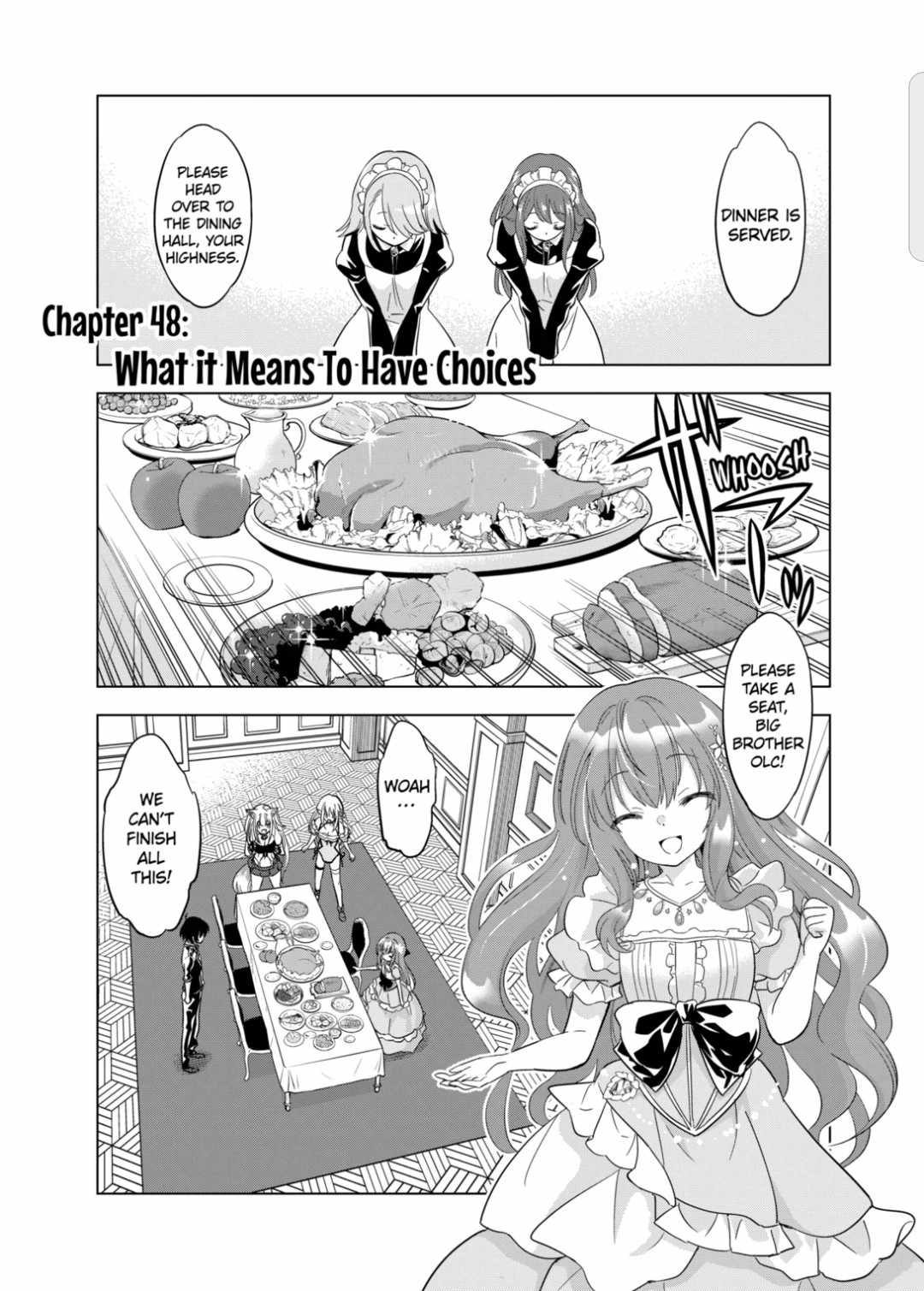 Shijou Saikyou Orc-san no Tanoshii Tanetsuke Harem Zukuri Chapter 48 page 1 - Chapter 48: What is means to have Choices