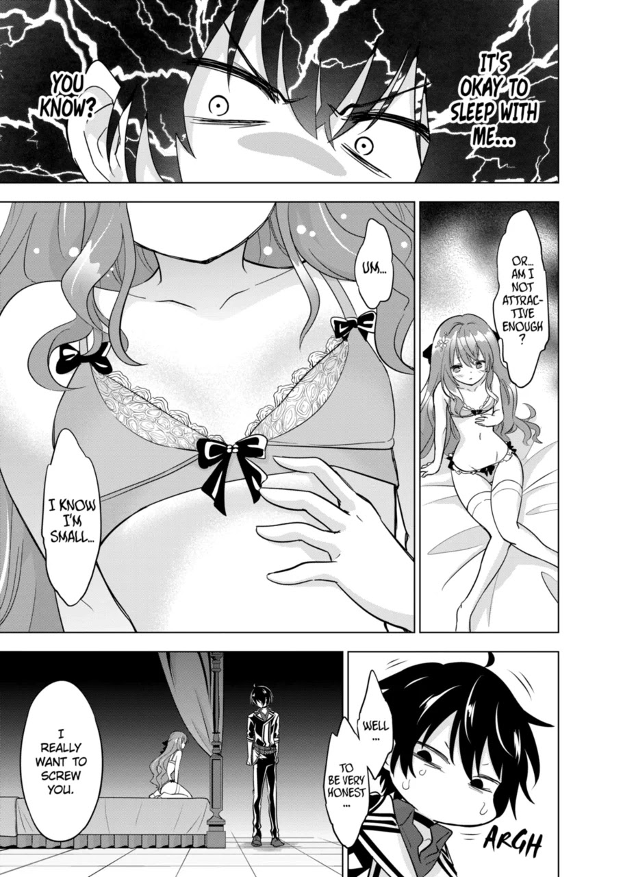 Shijou Saikyou Orc-san no Tanoshii Tanetsuke Harem Zukuri Chapter 49 page 11 - Chapter 49: If you are a guy who doesn't touch your little sister when she sneaks into your bed for sex, you probably have erectile dysfunction