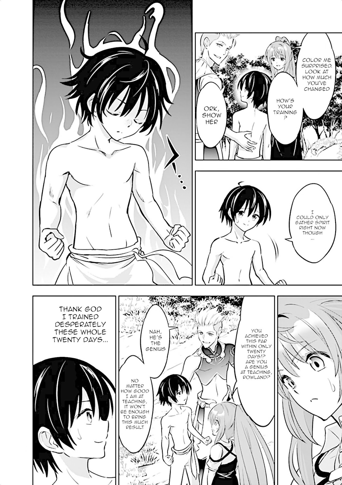 Shijou Saikyou Orc-san no Tanoshii Tanetsuke Harem Zukuri Chapter 5 page 3 - Chapter 5: Training ends and then