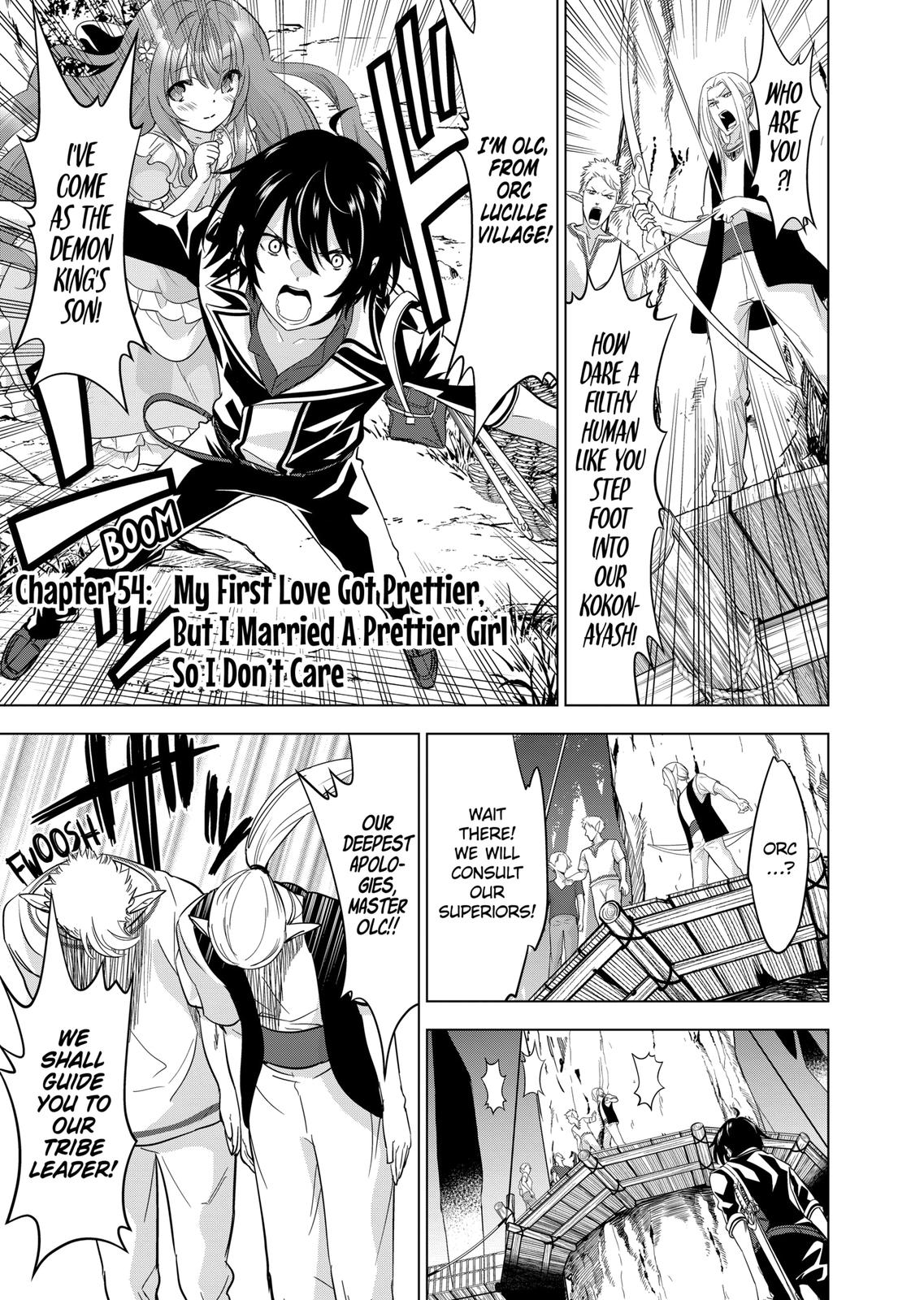 Shijou Saikyou Orc-san no Tanoshii Tanetsuke Harem Zukuri Chapter 54 page 1 - Chapter 54