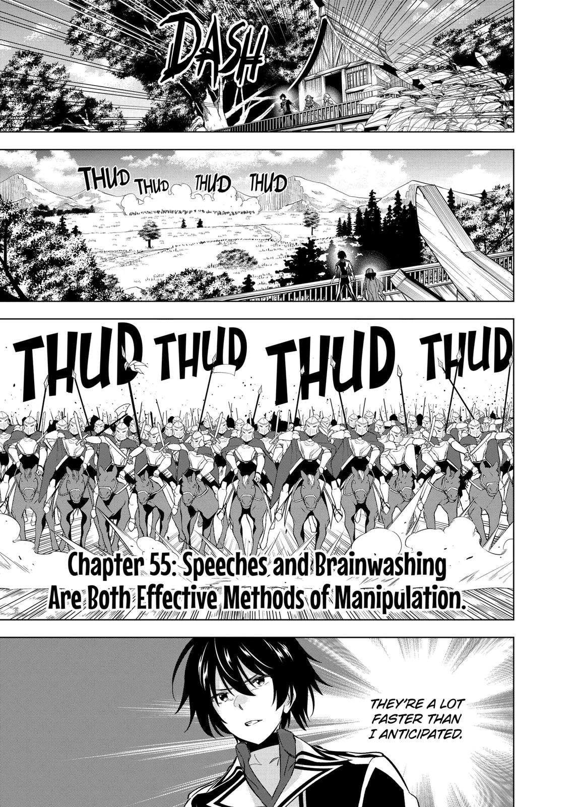 Shijou Saikyou Orc-san no Tanoshii Tanetsuke Harem Zukuri Chapter 55 page 1 - Chapter 55