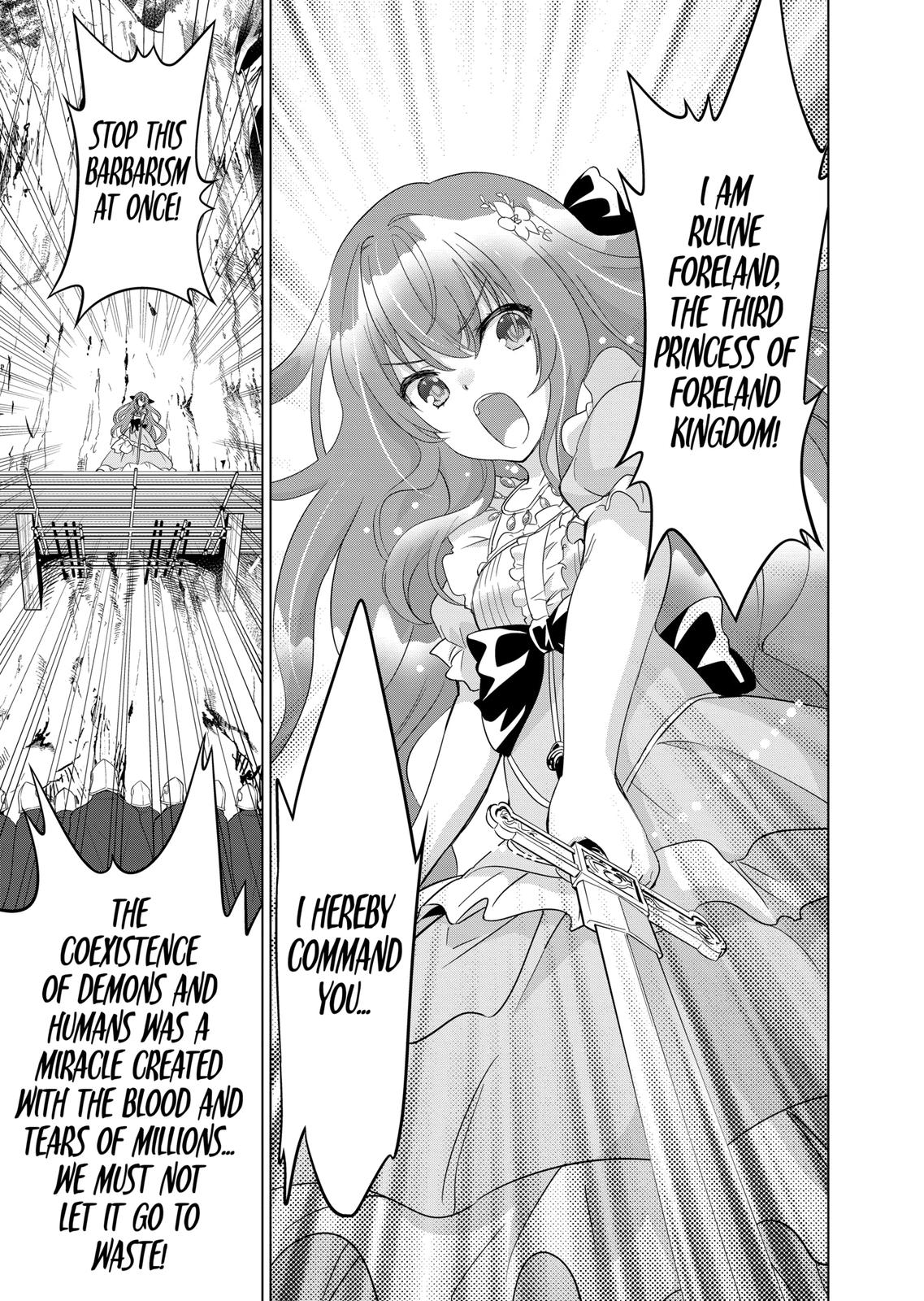 Shijou Saikyou Orc-san no Tanoshii Tanetsuke Harem Zukuri Chapter 55 page 13 - Chapter 55