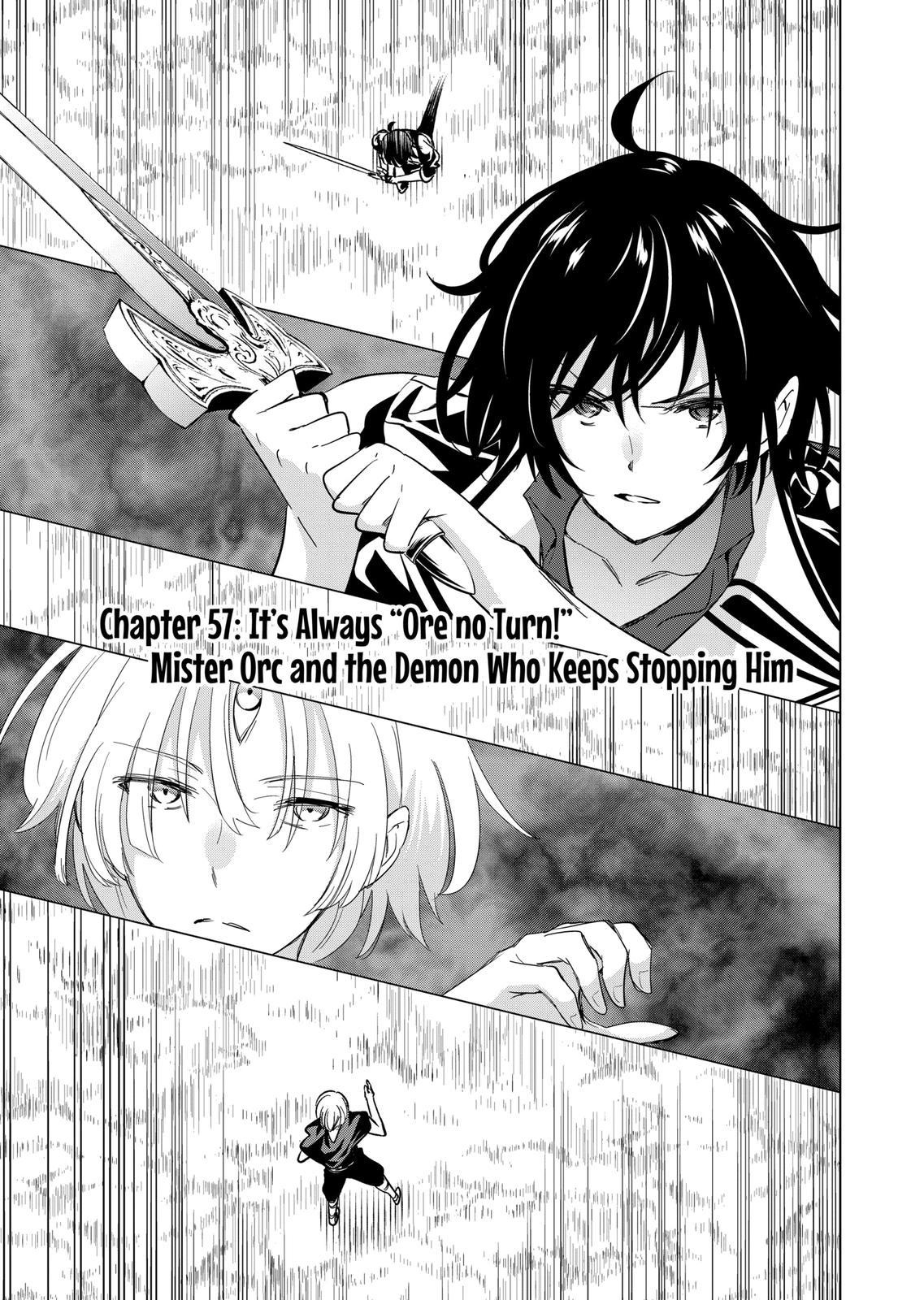 Shijou Saikyou Orc-san no Tanoshii Tanetsuke Harem Zukuri Chapter 57 page 1 - Chapter 57