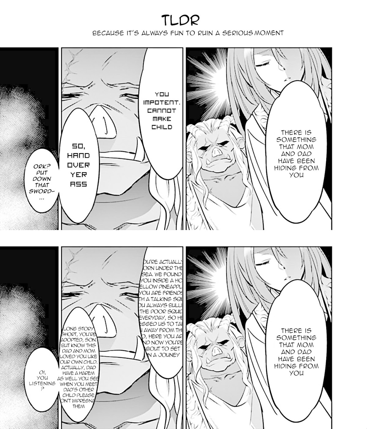 Shijou Saikyou Orc-san no Tanoshii Tanetsuke Harem Zukuri Chapter 6 page 22 - Chapter 6: Secret behind Ork's birth finally revealed!