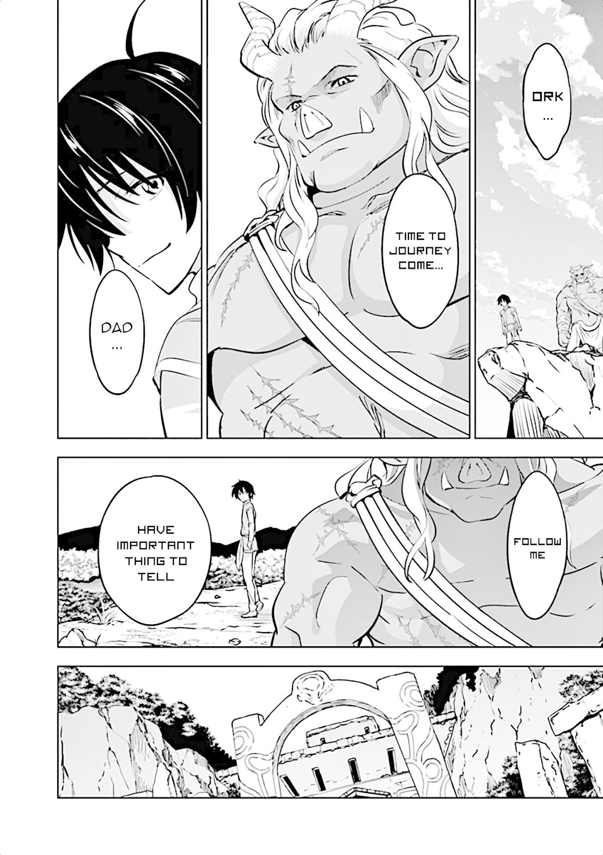 Shijou Saikyou Orc-san no Tanoshii Tanetsuke Harem Zukuri Chapter 6 page 3 - Chapter 6: Secret behind Ork's birth finally revealed!