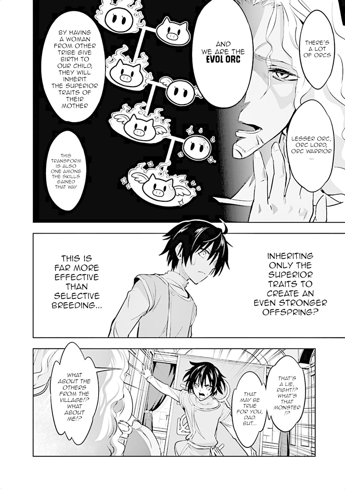 Shijou Saikyou Orc-san no Tanoshii Tanetsuke Harem Zukuri Chapter 6 page 7 - Chapter 6: Secret behind Ork's birth finally revealed!