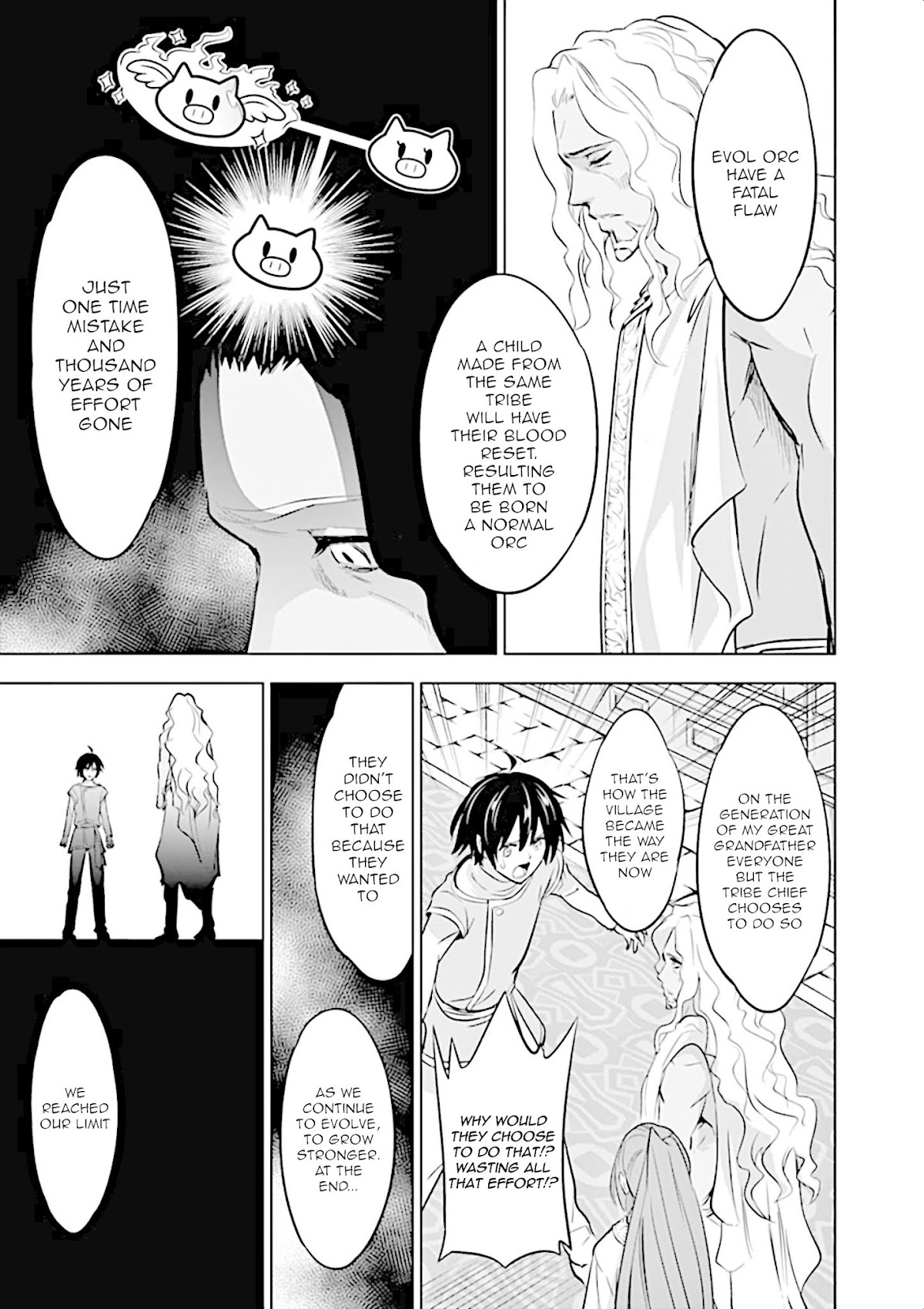 Shijou Saikyou Orc-san no Tanoshii Tanetsuke Harem Zukuri Chapter 6 page 8 - Chapter 6: Secret behind Ork's birth finally revealed!