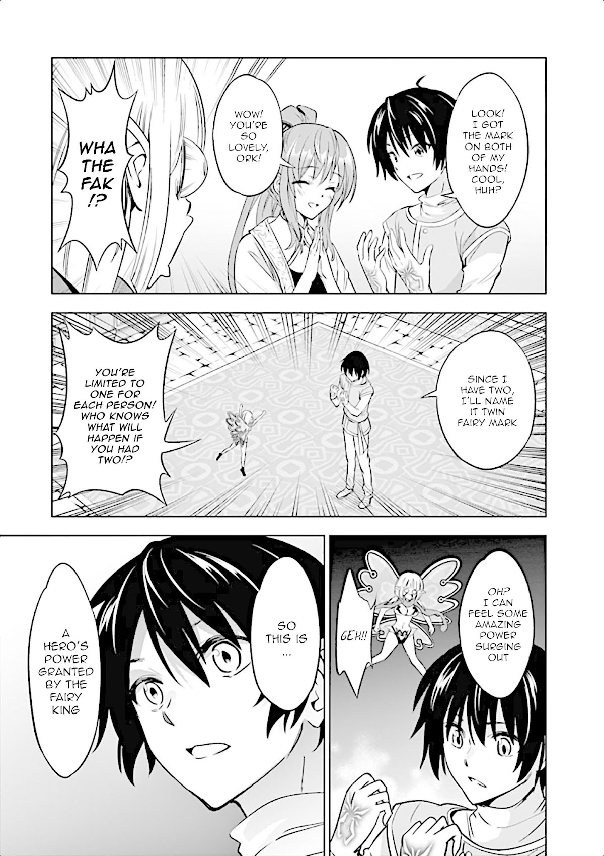 Shijou Saikyou Orc-san no Tanoshii Tanetsuke Harem Zukuri Chapter 7 page 10 - Chapter 7: Hero's power