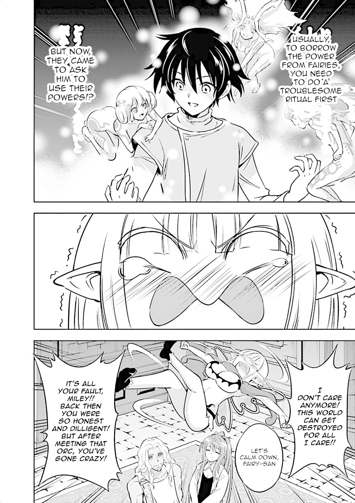 Shijou Saikyou Orc-san no Tanoshii Tanetsuke Harem Zukuri Chapter 7 page 12 - Chapter 7: Hero's power