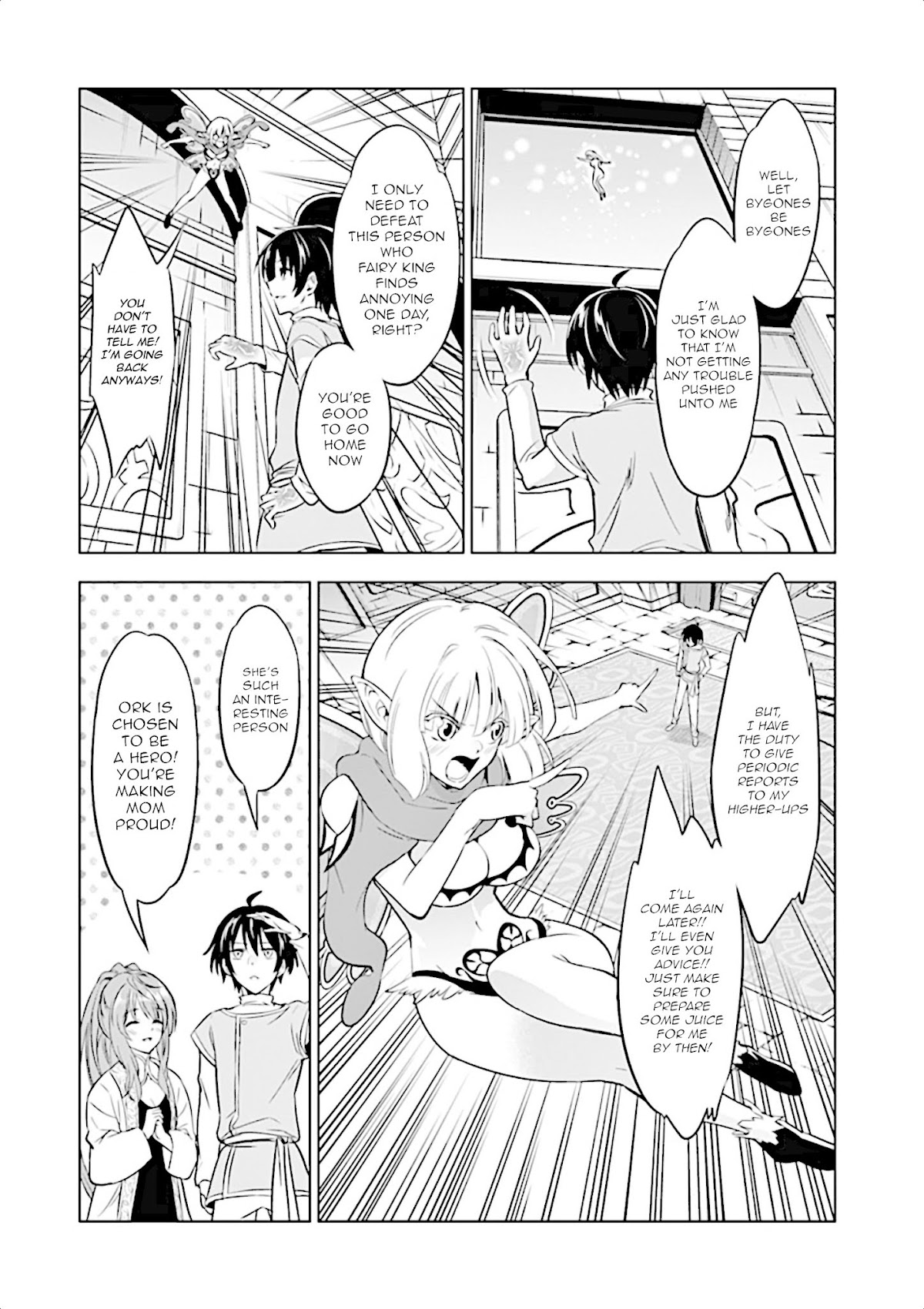 Shijou Saikyou Orc-san no Tanoshii Tanetsuke Harem Zukuri Chapter 7 page 13 - Chapter 7: Hero's power