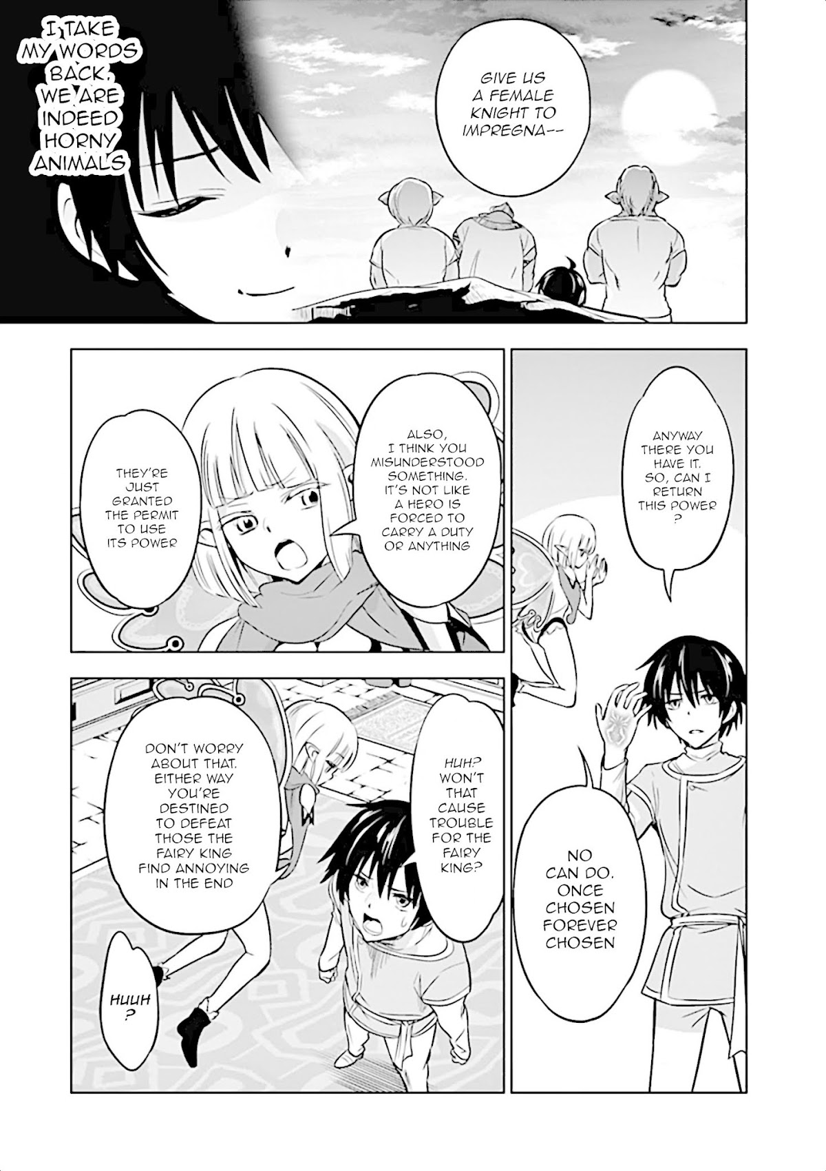 Shijou Saikyou Orc-san no Tanoshii Tanetsuke Harem Zukuri Chapter 7 page 6 - Chapter 7: Hero's power