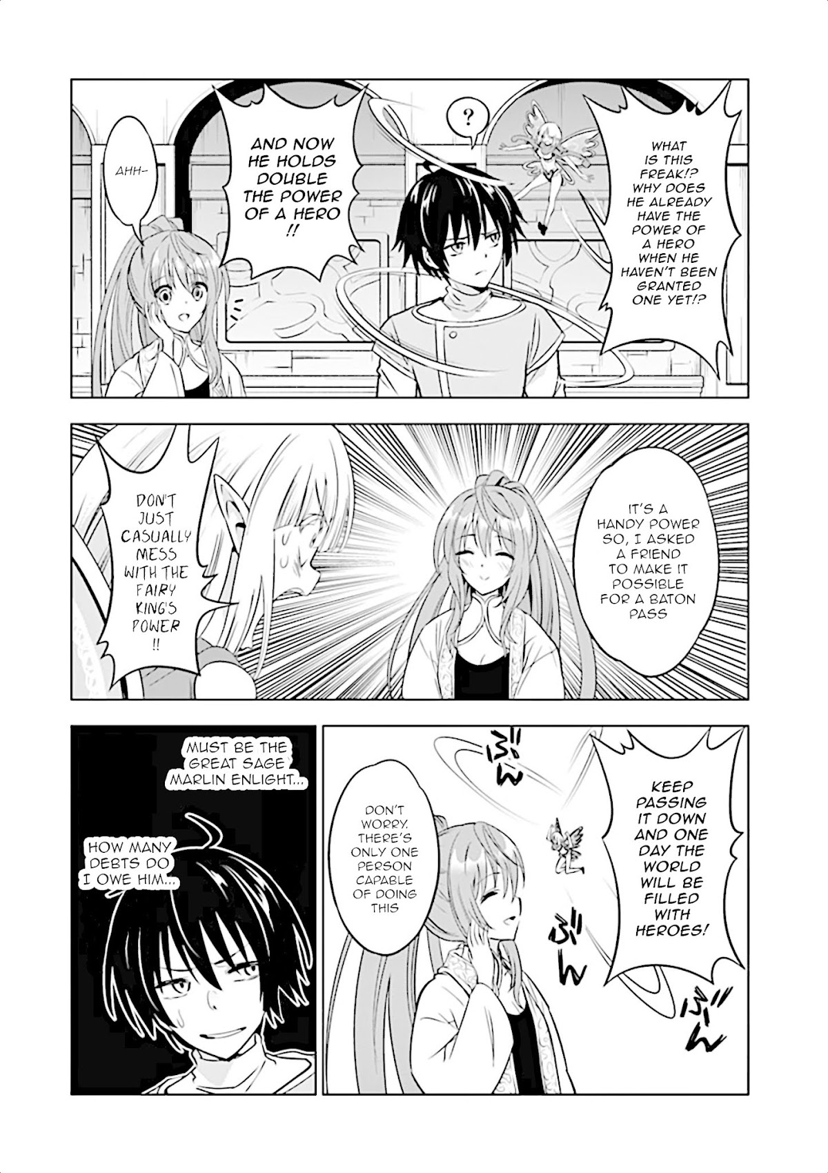 Shijou Saikyou Orc-san no Tanoshii Tanetsuke Harem Zukuri Chapter 7 page 8 - Chapter 7: Hero's power