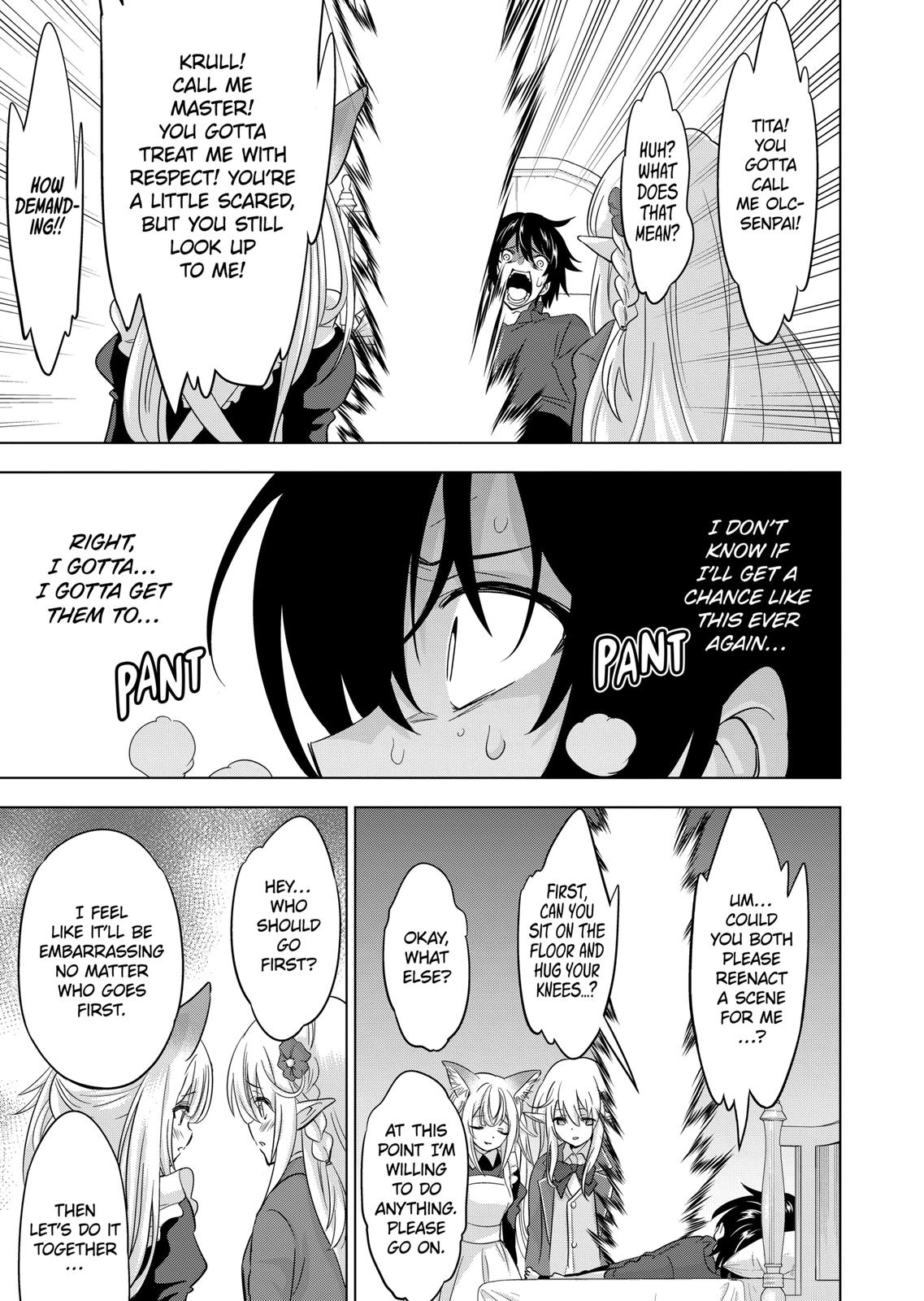 Shijou Saikyou Orc-san no Tanoshii Tanetsuke Harem Zukuri Chapter 79 page 9 - Chapter 79