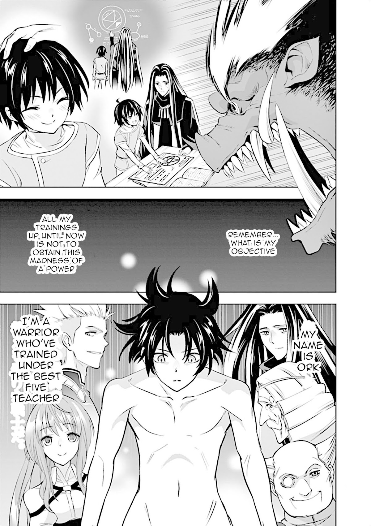 Shijou Saikyou Orc-san no Tanoshii Tanetsuke Harem Zukuri Chapter 8 page 14 - Chapter 8: Ork's graduation exam