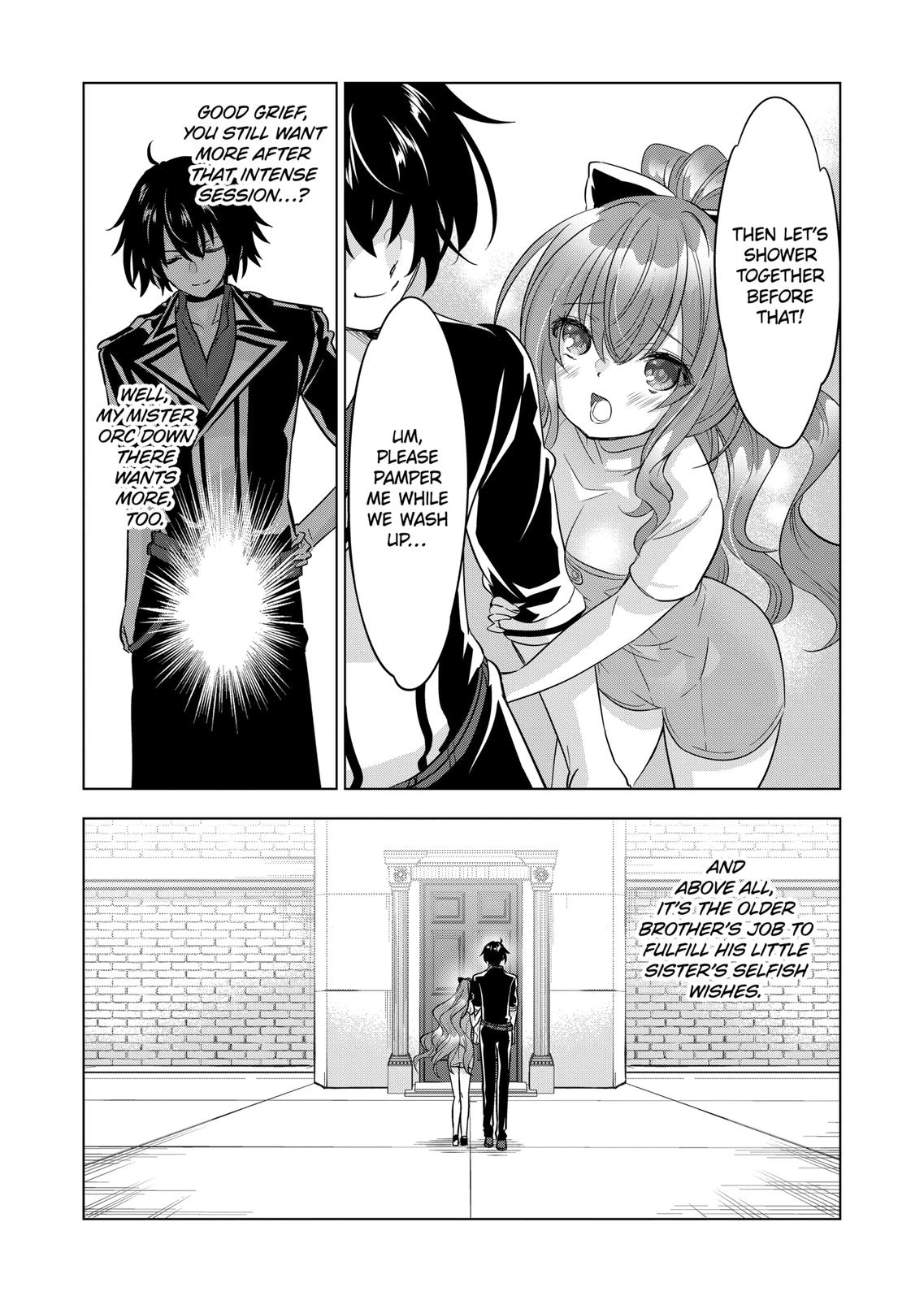 Shijou Saikyou Orc-san no Tanoshii Tanetsuke Harem Zukuri Chapter 89 page 13 - Chapter 89