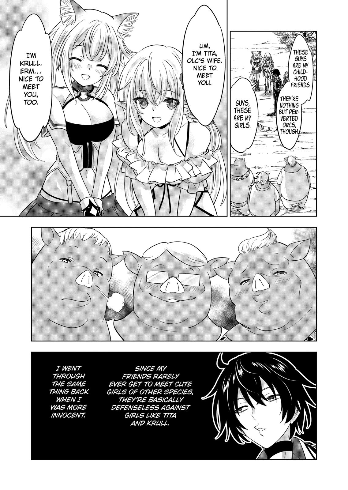 Shijou Saikyou Orc-san no Tanoshii Tanetsuke Harem Zukuri Chapter 91 page 11 - Chapter 91
