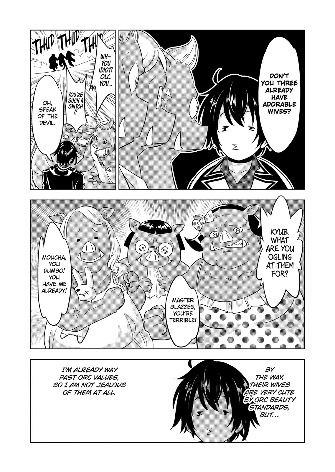 Shijou Saikyou Orc-san no Tanoshii Tanetsuke Harem Zukuri Chapter 91 page 14 - Chapter 91