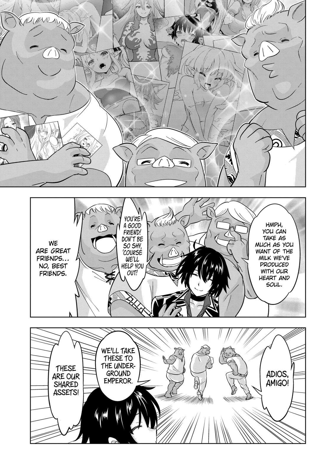 Shijou Saikyou Orc-san no Tanoshii Tanetsuke Harem Zukuri Chapter 91 page 19 - Chapter 91