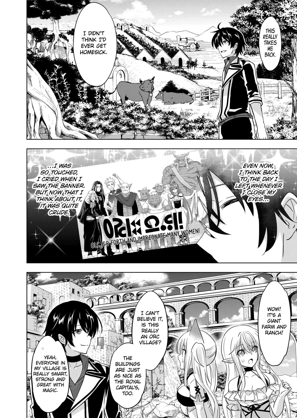 Shijou Saikyou Orc-san no Tanoshii Tanetsuke Harem Zukuri Chapter 91 page 6 - Chapter 91