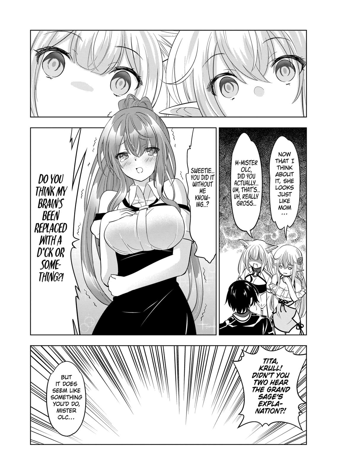 Shijou Saikyou Orc-san no Tanoshii Tanetsuke Harem Zukuri Chapter 92 page 9 - Chapter 92