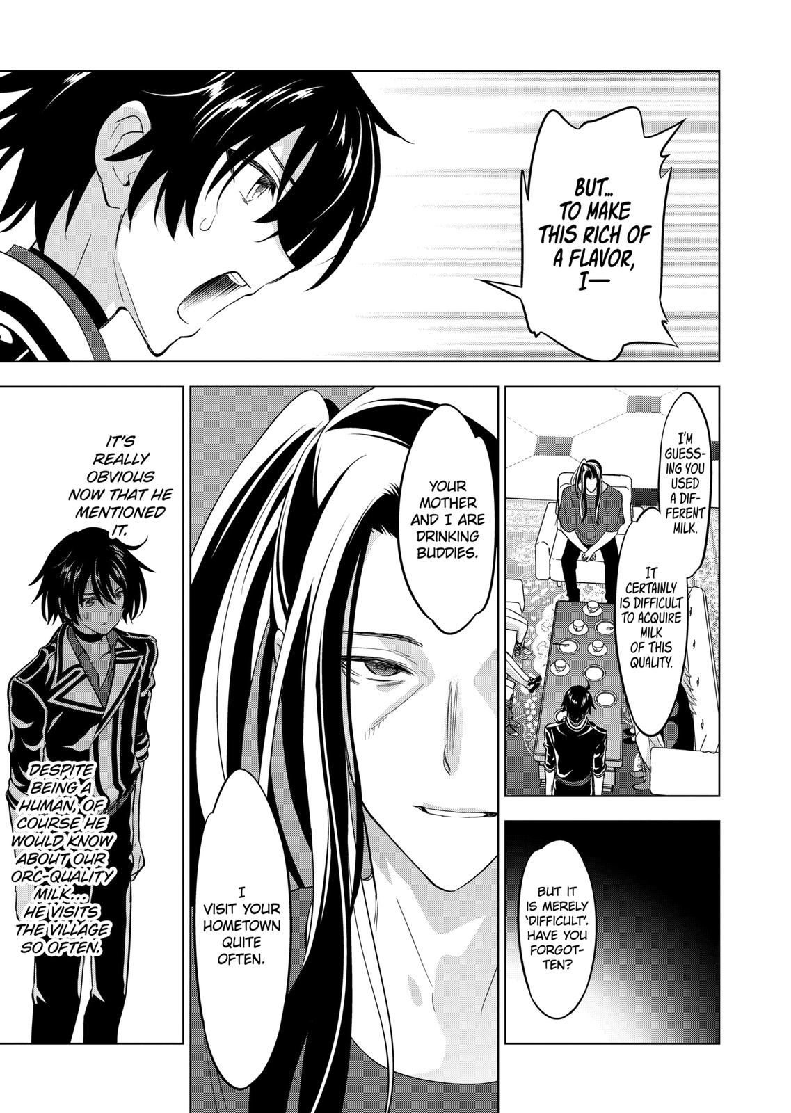 Shijou Saikyou Orc-san no Tanoshii Tanetsuke Harem Zukuri Chapter 96 page 13 - Chapter 96