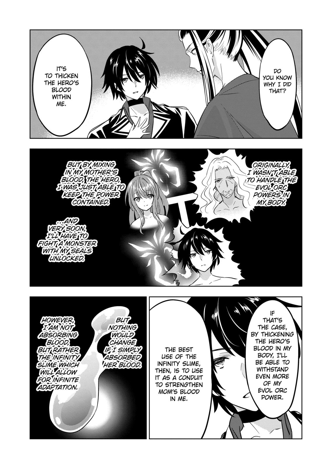 Shijou Saikyou Orc-san no Tanoshii Tanetsuke Harem Zukuri Chapter 97 page 13 - Chapter 97