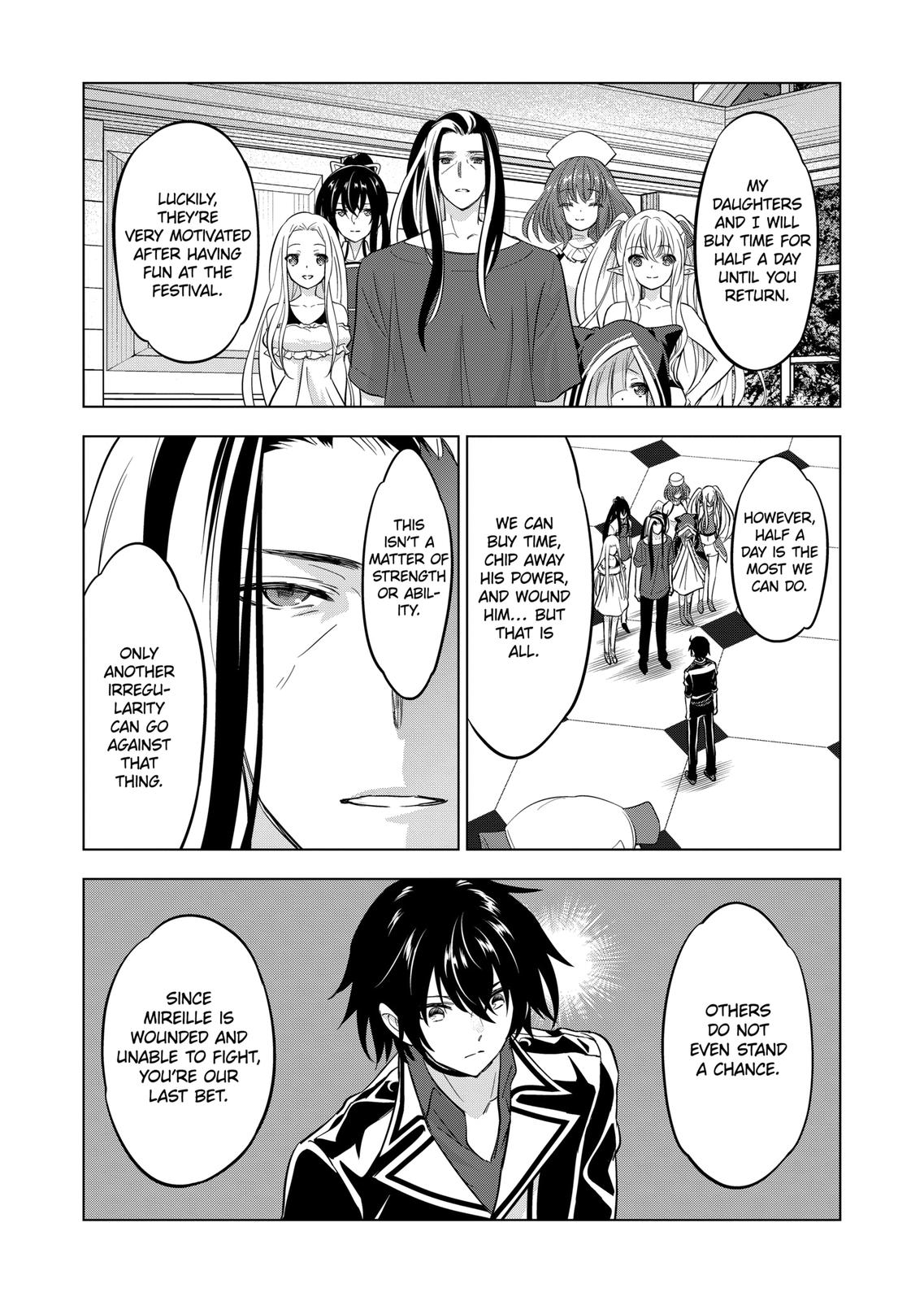 Shijou Saikyou Orc-san no Tanoshii Tanetsuke Harem Zukuri Chapter 97 page 9 - Chapter 97