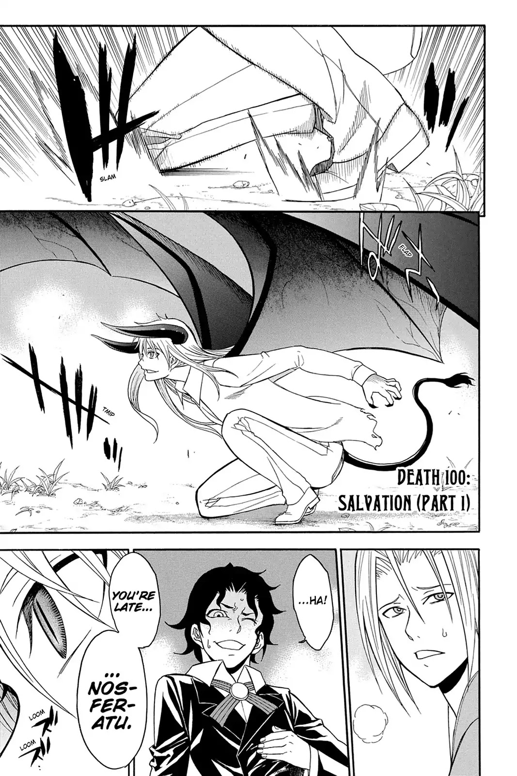 Shikabane Hime Chapter 100 page 1 - Chapter 100: Vol.21 Death 100: Salvation (Part 1)