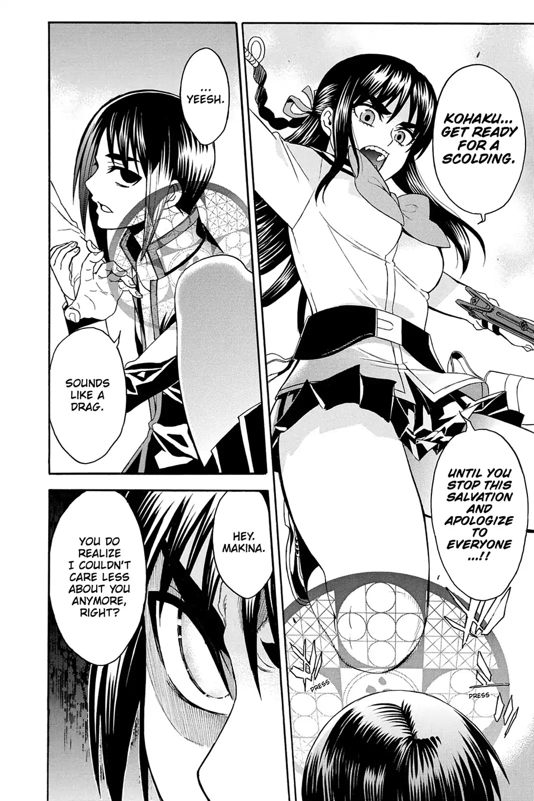 Shikabane Hime Chapter 101 page 35 - Chapter 101: Vol.21 Death 101: Salvation (Part 2)