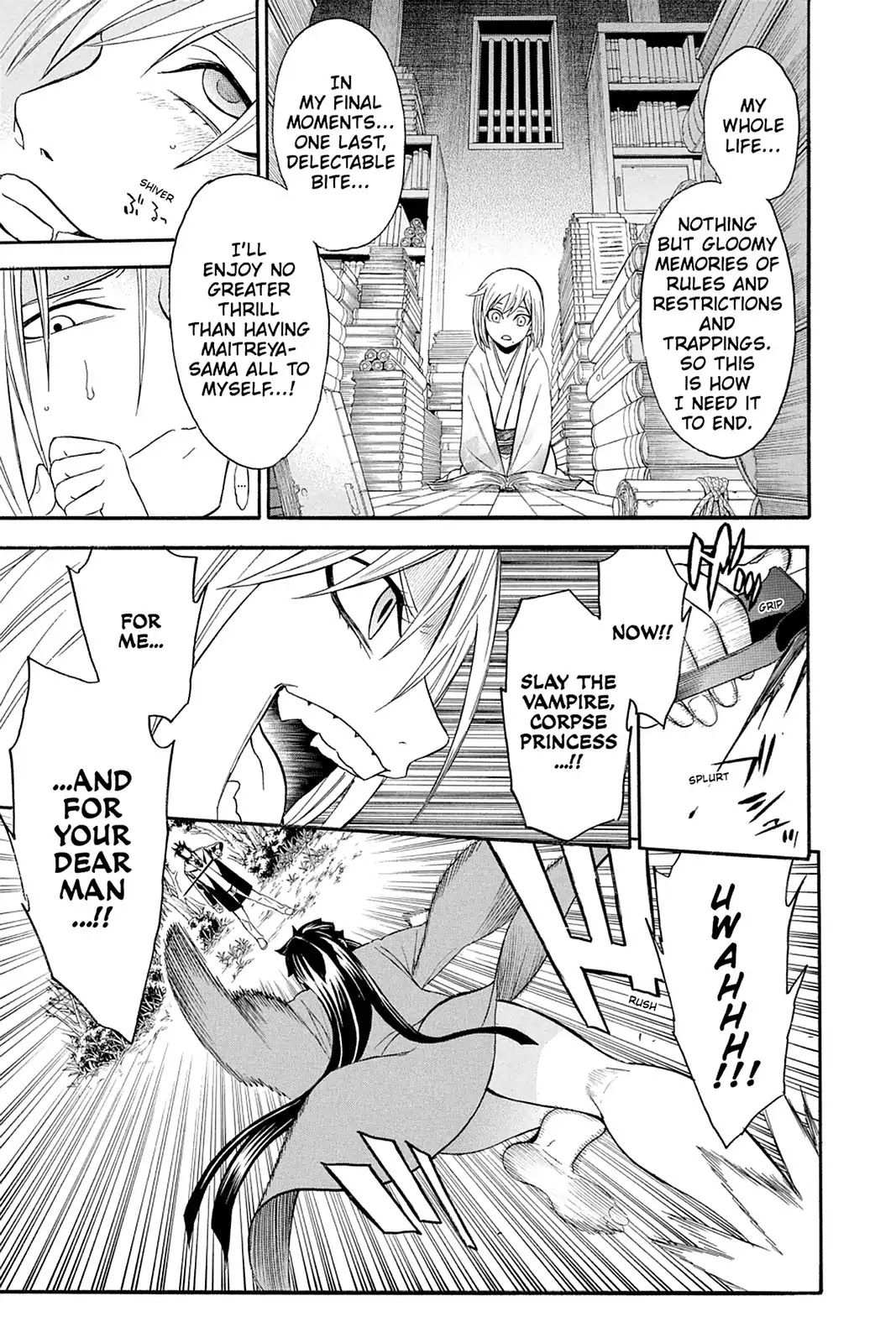 Shikabane Hime Chapter 103 page 27 - Chapter 103: Vol.22 Death 103: Salvation (Part 4)